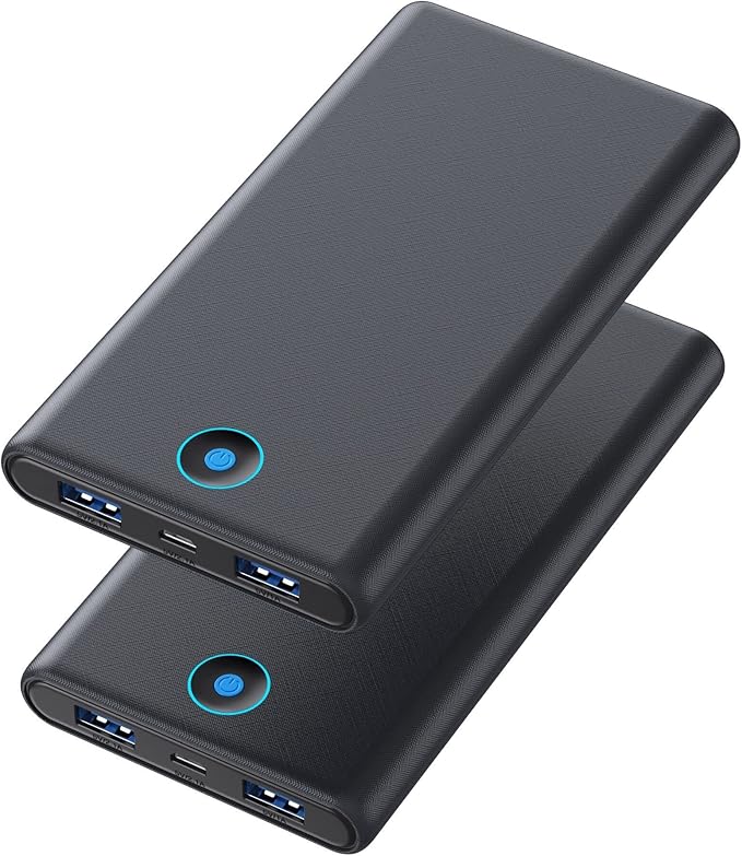 Portable Charger Power Bank 20000mAh, Ultra Slim Portable Phone Charger by AONIMI