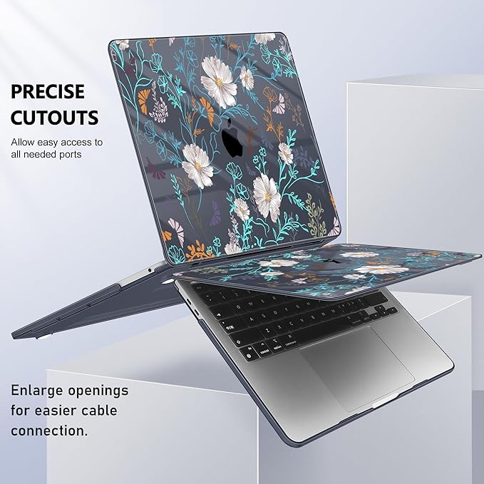 Case for MacBook Pro 13 inch with/Without Touch Bar, Hard Shell + Keyboard - Image 8