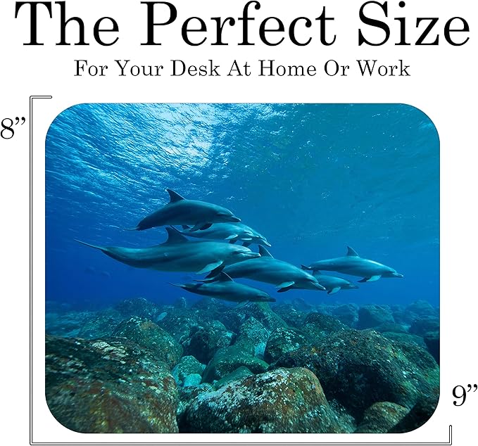 Coastal Shoreline Waves Sandy Beach Theme Mouse Pad Mat Mousepad - Image 3