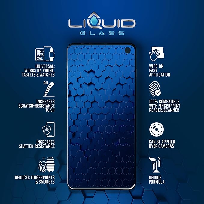LIQUID GLASS Screen Protector Wipe On Scratch and Shatter Resistant Nano - Image 5