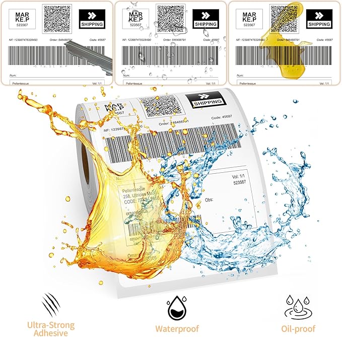 20 Rolls 4" x 6" Direct Thermal Printer Label, 250 Labels/Roll, Total 5000 - Image 5
