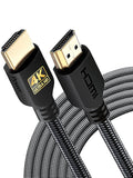 PowerBear 4K HDMI Cable 20 ft High Speed, Braided Nylon & Gold Connectors by PowerBear