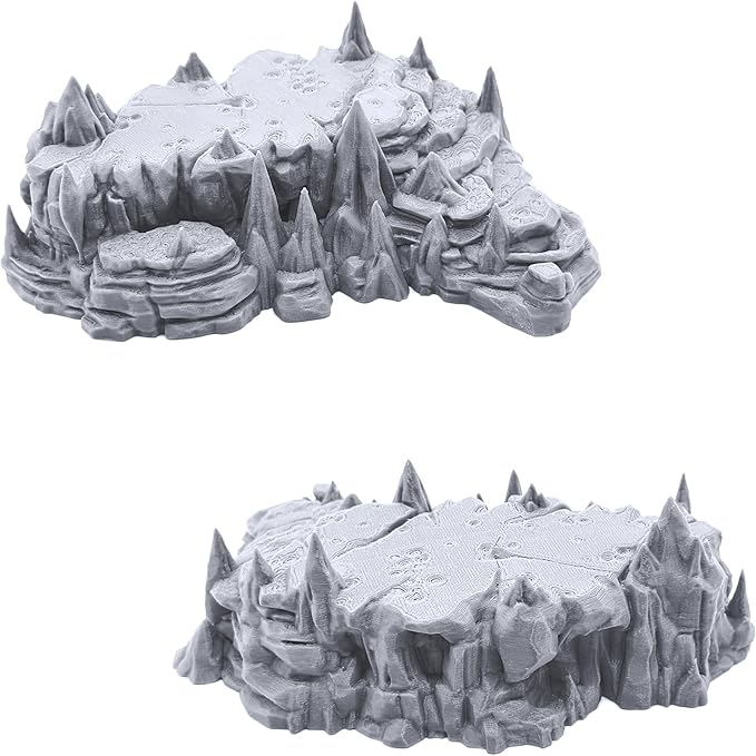 EnderToys Raised Caverns by Printable Scenery, 3D Printed Tabletop RPG Scenery - Image 5