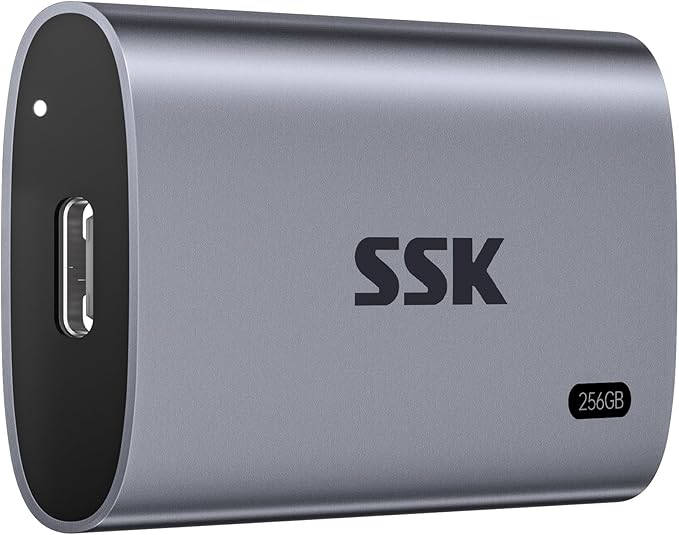 SSK 256GB SSD External Hard Drive, Portable SSD Up to 550MB/s Fast Solid State - Image 8