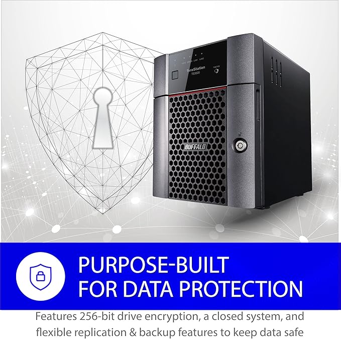 BUFFALO TeraStation 3420DN 4-Bay SMB 4TB Desktop NAS w/Hard Drives Included - Image 5