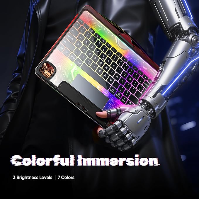 KITONE Transparent Case with Wireless Keyboard only - Image 7