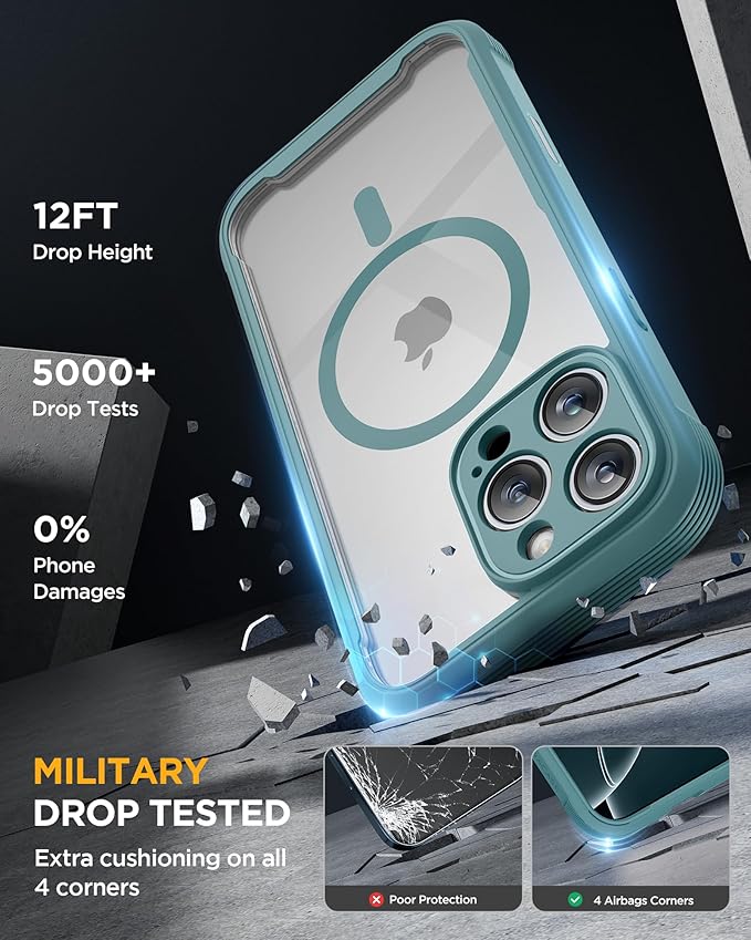 Miracase for iPhone 16 Pro Max Case 6.9'', Full-Body Phone case - Image 5