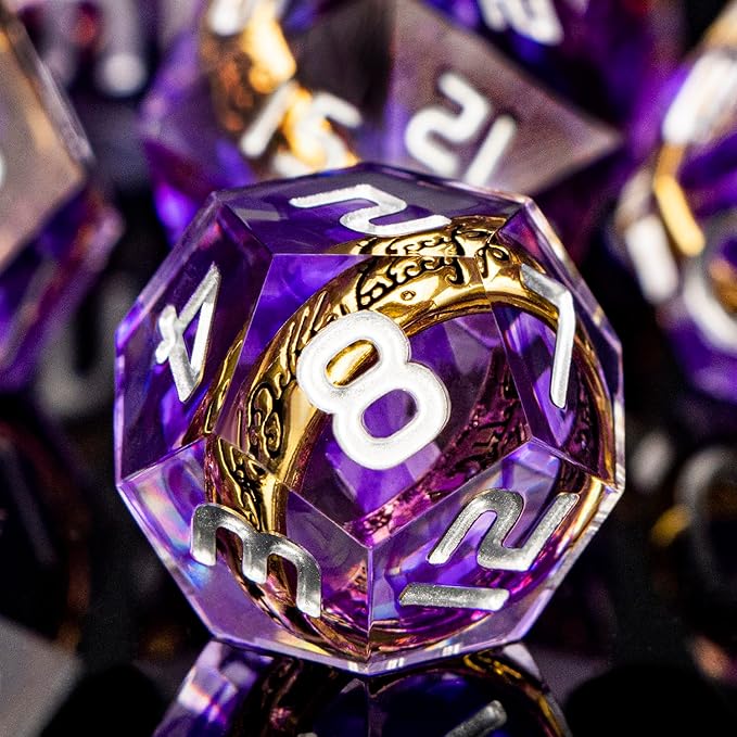 Magic Golden Ring DND Dice Set - Image 4