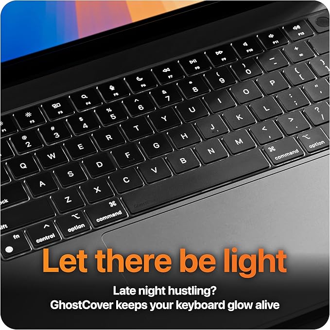 GhostCover Original Premium Ultra Thin Keyboard Cover Protector, Compatible - Image 5