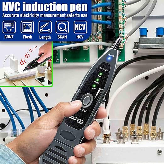 NF-8209 Network Cable Tester for POE Test/CAT5e/CAT6/CAT6a LAN Ethernet Wire - Image 6