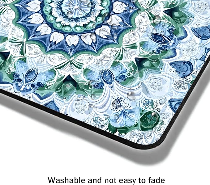 Mouse Pad, Cute Aesthetics Mandala Pattern Mouse Pads - Image 4