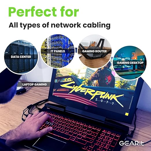 GEARit Cat 6 Ethernet Cable Cat6 Network Patch, Snagless Cord, Internet - Image 8