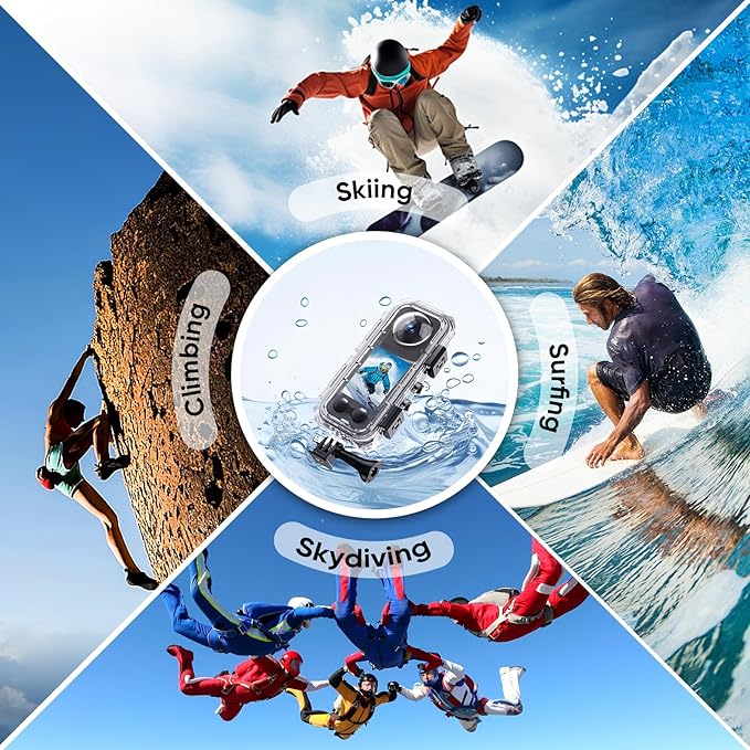HONGDAK Invisible Dive Case for Insta360 X4, 45m/147ft Waterproof Case - Image 5