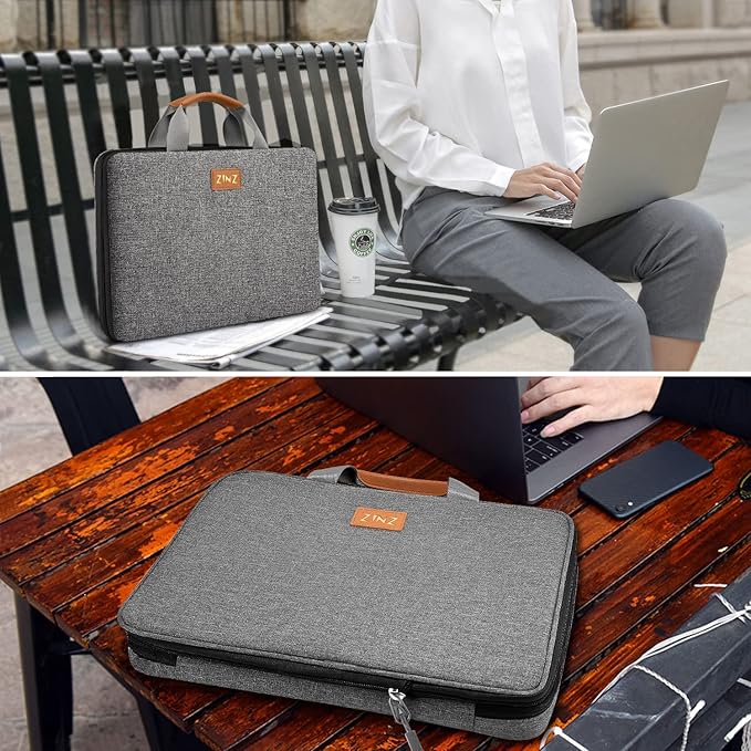 ZINZ Slim Expandable Laptop Case 13 Inch Sleeve Upgraded Protective Durable - Image 6