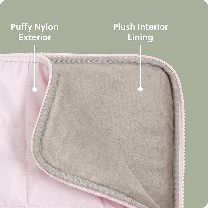 U Brands Nylon Puffer Zipping Medium Laptop Sleeve, 9.75" x 13", Computer - Image 3