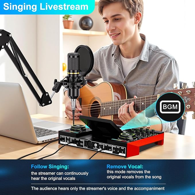 Podcast Equipment Bundle with 3.5mm Condenser Microphone - Image 5