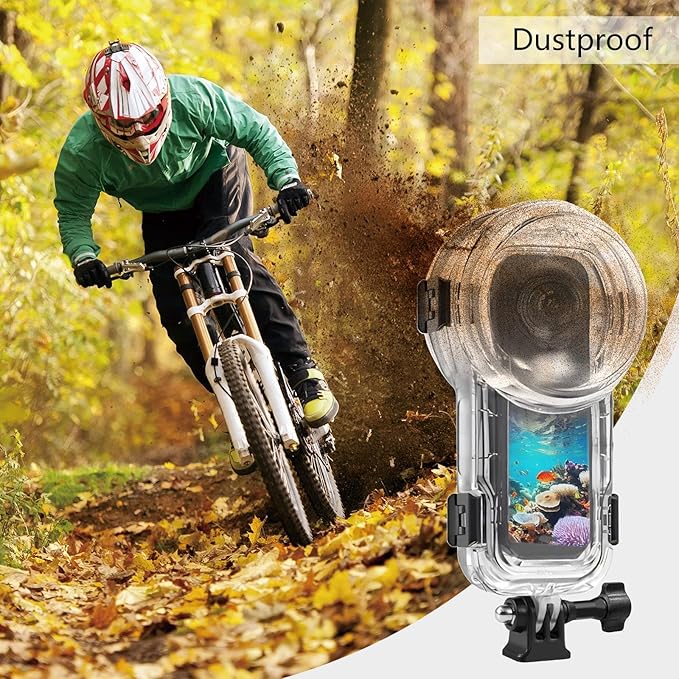 Invisible Dive Case for Insta360 X5, FotStdio Insta 360 X5 Waterproof Case - Image 7