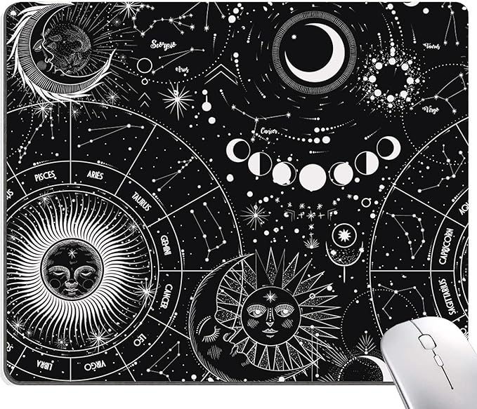 Moon Sun Mouse Pad by DUADELI