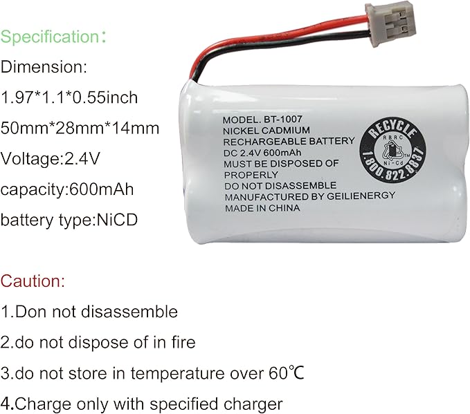 GEILIENERGY BT1007 BT1015 Phone Battery Compatible - Image 2