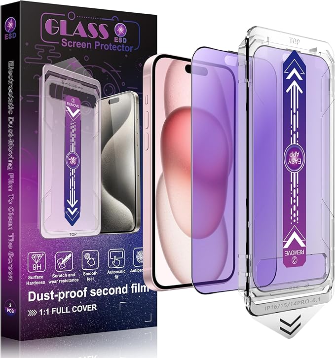 2 Pack Anti Blue Light Matte Screen Protector by SHANG+PIN+JIA