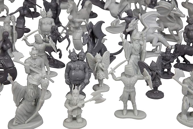 Monster Fantasy Creature Mini Action Figure Playset - Image 4