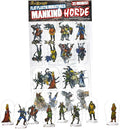 Arcknight Flat Plastic Miniatures: Mankind Horde; 31 Unique Human-Themed Enemy by Arcknight