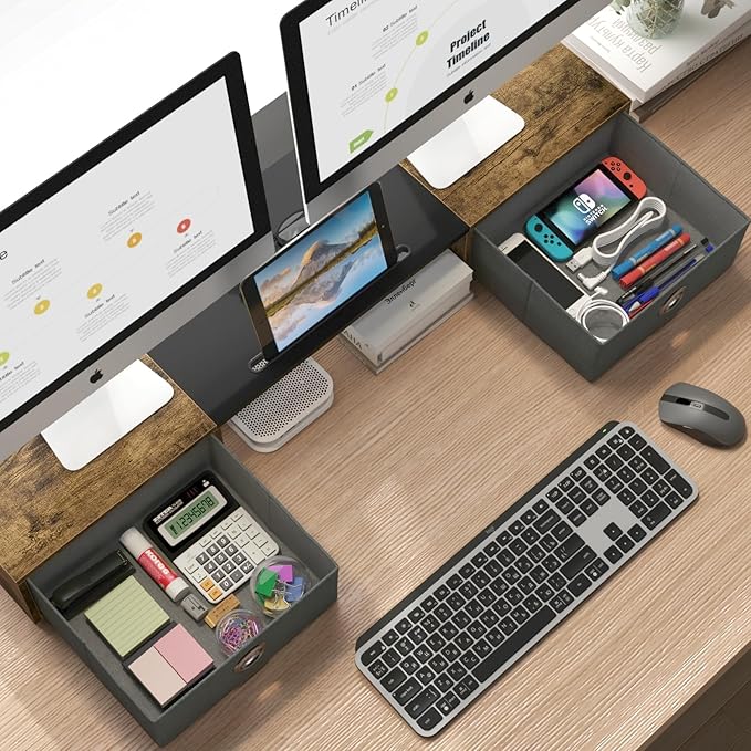 WESTREE Dual Monitor Stand Riser - Image 2