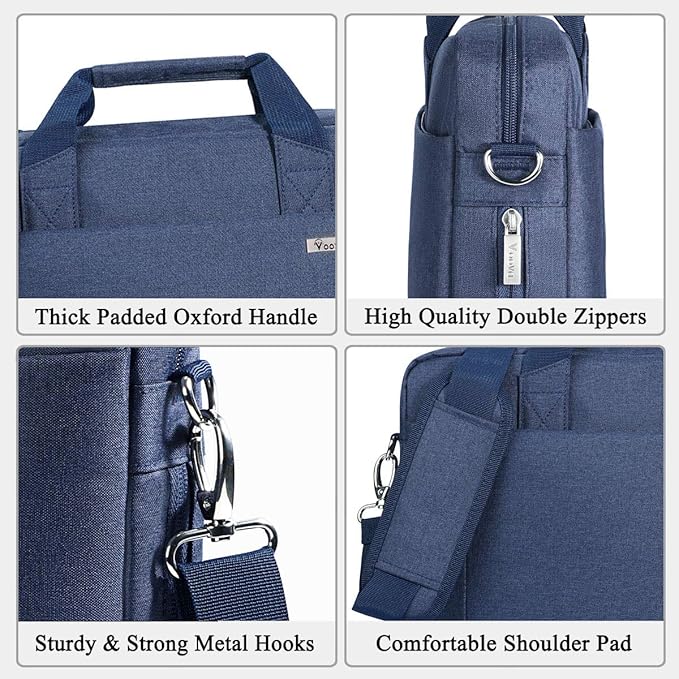 Voova Laptop Bag Case 17 17.3 Inch Computer Sleeve Messenger Bag - Image 6