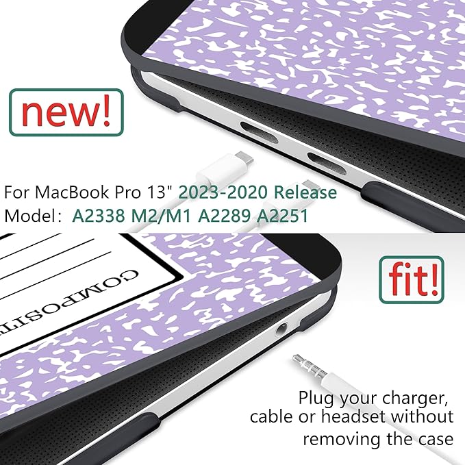 MEEgoodo Case for MacBook Pro 13 inch Case - Image 2