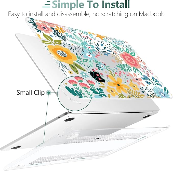 TWOLSKOO for M4 MacBook Air 13.6 inch Case 2025-2022 Release M4 A3240 M3 A3113 - Image 3
