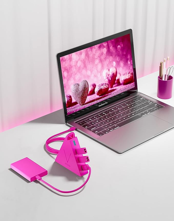 USB Hub 3.0, JoyReken 4-Port USB Splitter - Image 2