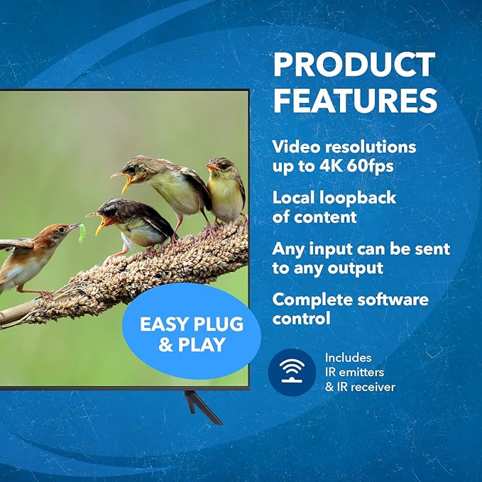 OREI Professional 4K 4x4 HDMI Extender Matrix - Image 3