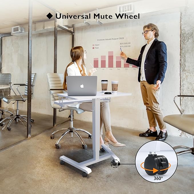 BONTEC Mobile Standing Desk - Image 7