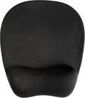 Ergonomic Mouse Pad with Wrist Support Memory Foam Black Mousepad with Wrist by MAT+FAMILY