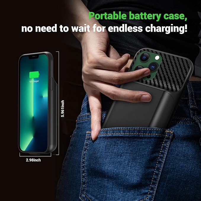 13800mAh High Capacity Battery Case - Image 6