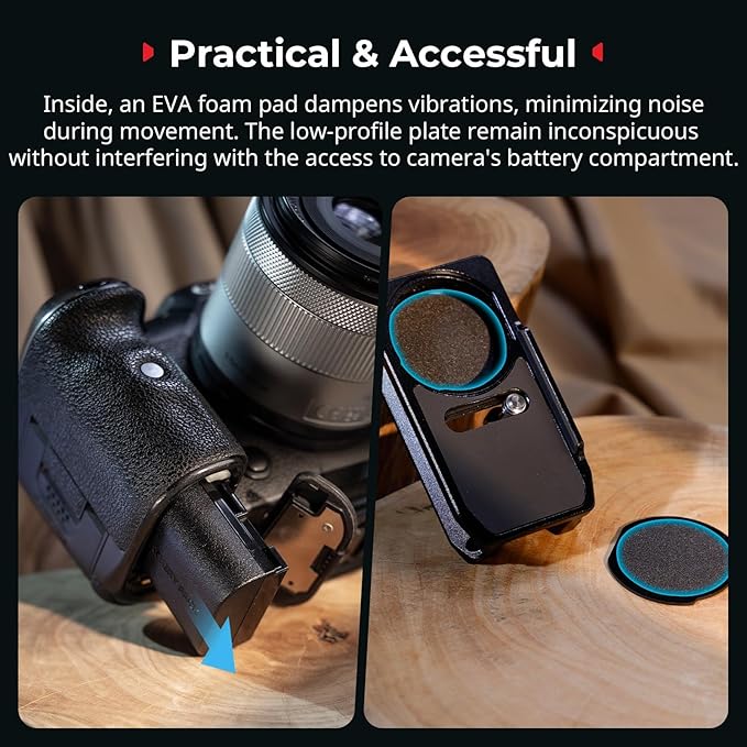 SmallRig Mount Plate for AirTag, Quick Release Camera Mount Baseplate for - Image 3