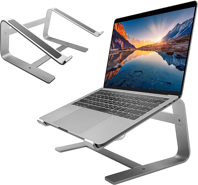 Macally Aluminum Laptop Stand for Desk by Macally