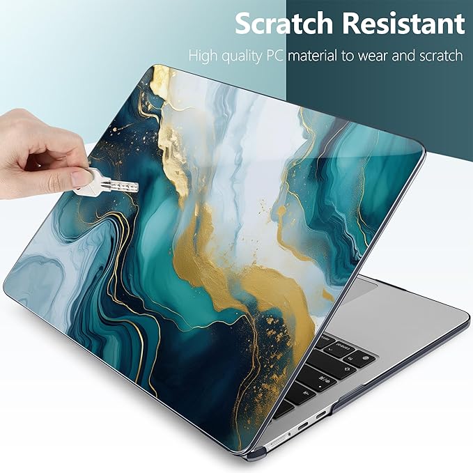 TWOLSKOO Compatible with M4 MacBook Air 13.6 inch Case 2025-2022 Release M4 - Image 4