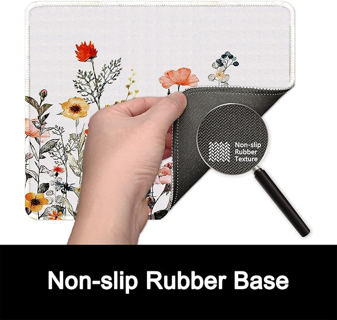 ITNRSIIET Mouse Pad with Stitched Edge Premium Textured Smooth Precise - Image 4