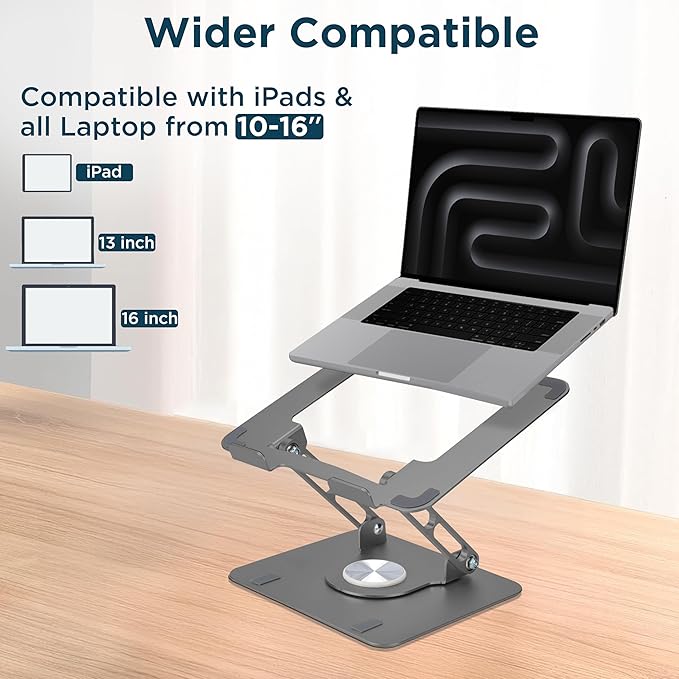 Uncaged Ergonomics Swivel Laptop Stand - Image 8