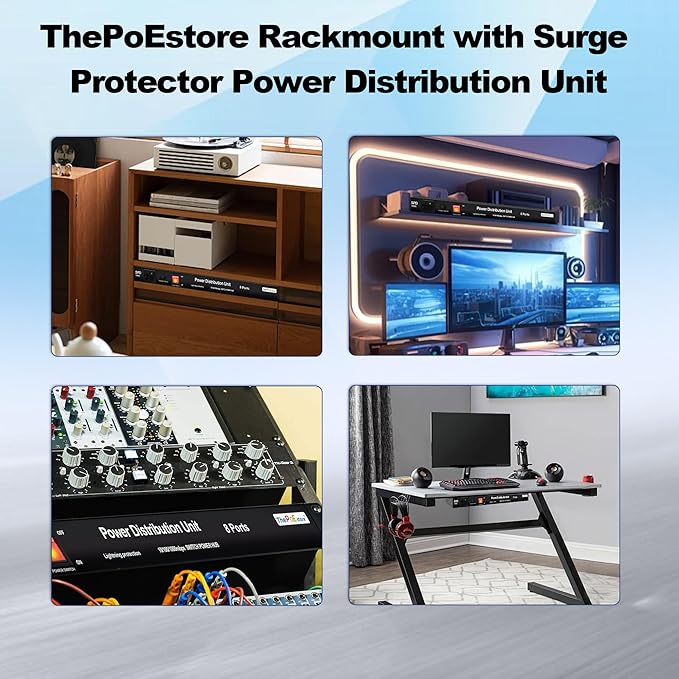 1U PDU Rackmount Power Strip - Image 8