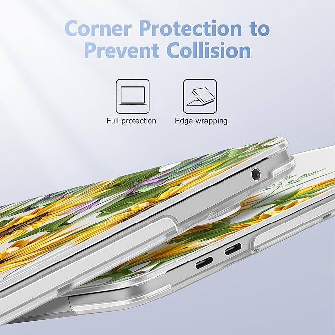 Case for MacBook Pro 13 inch with/Without Touch Bar, Hard Shell + Keyboard - Image 3