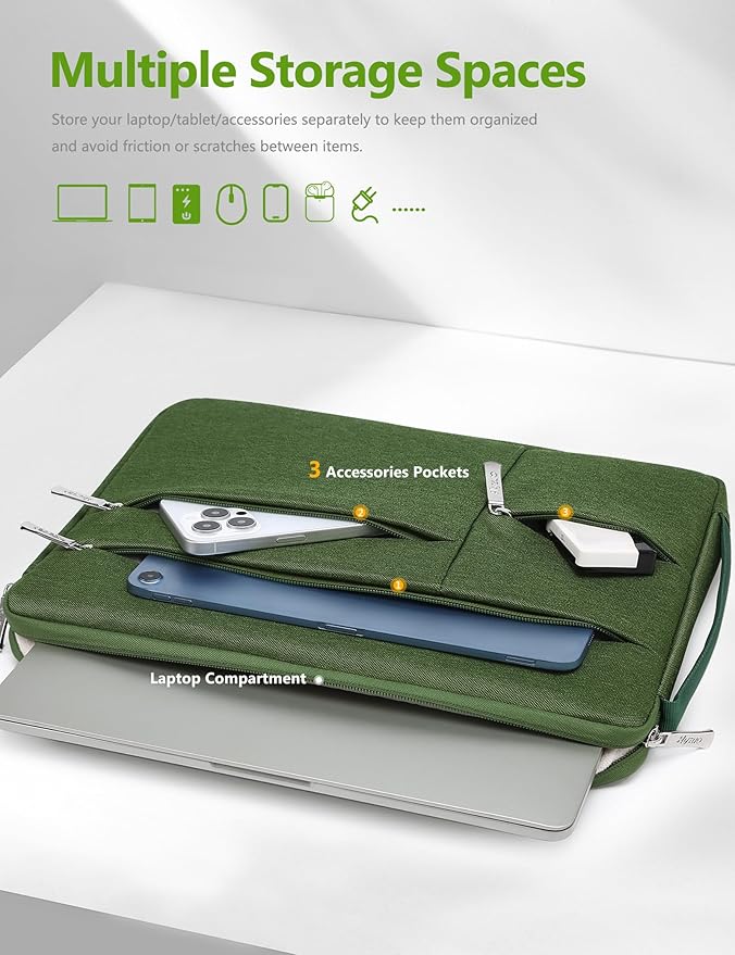 HYZUO 15-16 Inch Laptop Sleeve Bag - Image 2