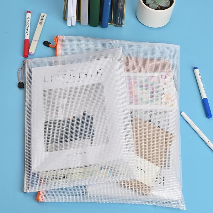 Mesh Zipper Pouch Bags, Zipper Pouches, Mesh Zipper Bags - Image 3