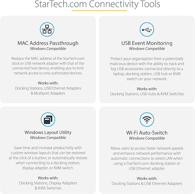 StarTech.com USB-C Triple Monitor Docking Station - Image 7