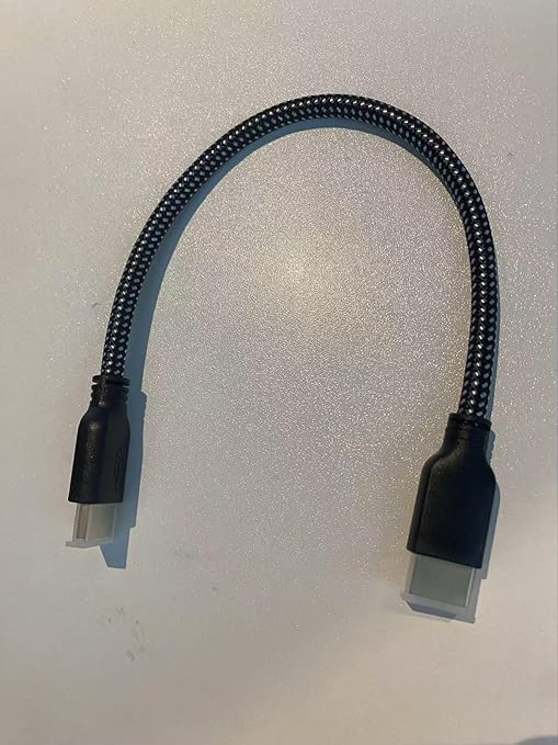 PowerBear 4K HDMI Cable 1 ft | High Speed, Braided Nylon & Gold Connectors - Image 9