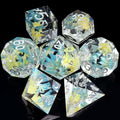 Haxtec Flower DND Dice Set Sharp Edge Dice by HaxtecDice