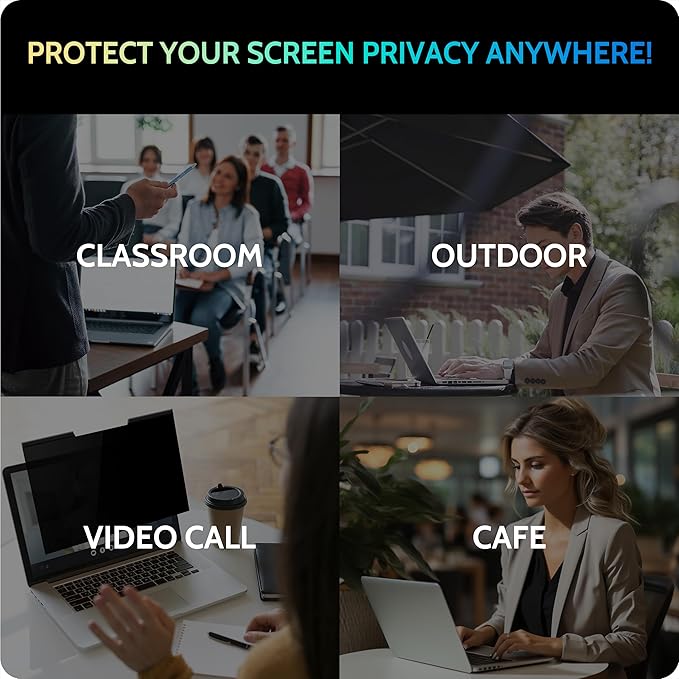 Magnetic Laptop Privacy Screen 13.3 Inch - Image 8