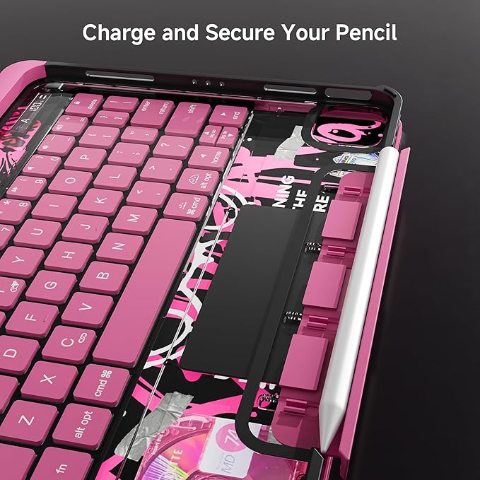 iPad Keyboard Case for 2024 M4 iPad Pro 11 inch, Magic Wireless Keyboard - Image 7