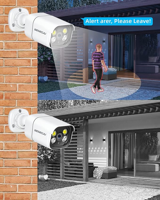 16CH ExpandableWESECUU Poe Security Camera System, 4K CCTV Camera Security - Image 3